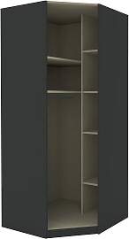 Eckschrank "UNIT" in Anthrazit