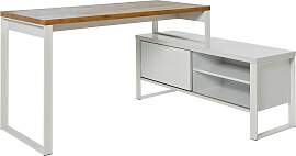 Eckschreibtisch JAHNKE "LOOP", braun
