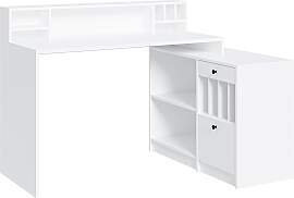Eckschreibtisch OTTO HOME "Licia", weiß 