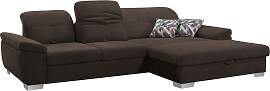 Ecksofa ALINA "Tessa", braun