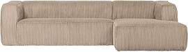 Ecksofa Bean mit Cordbezug, modernes Design,