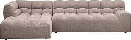 Ecksofa Chaiselongue Allure, Melange-Stoff links,