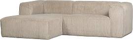 Ecksofa Chaiselongue Bean mit Cordbezug, modern