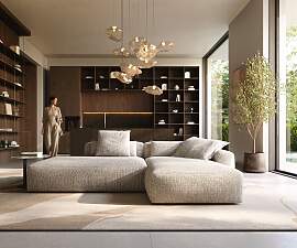 Ecksofa Freestyle Pure 310x200 cm Webstoff Soft