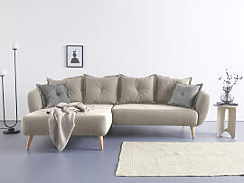 Ecksofa HOME AFFAIRE "Baggio formschöne