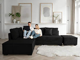 Ecksofa HOME AFFAIRE "Night & Day L-Form, 