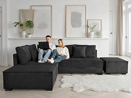 Ecksofa HOME AFFAIRE "Night & Day L-Form, 