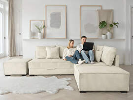Ecksofa HOME AFFAIRE "Night & Day L-Form, 