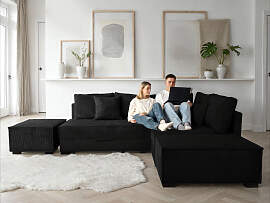 Ecksofa HOME AFFAIRE "Night & Day L-Form, 