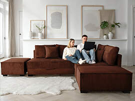 Ecksofa HOME AFFAIRE "Night & Day L-Form, 