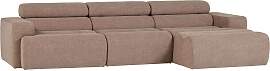 Ecksofa Novi Bouclé, modern mit Chaiselongue