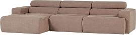 Ecksofa Novi Bouclé, modern mit Chaiselongue und
