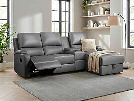 Ecksofa OTTO HOME "NAPORI Multimediasofa, 3er 