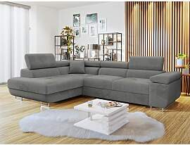 Ecksofa Torezio mit Schlaffunktion und Bettkasten