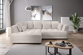 Ecksofa WERK2 "Tiga, Komfortsofa mit elekt.