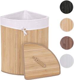 Eckwäschekorb HWC-C21, Laundry Wäschebox