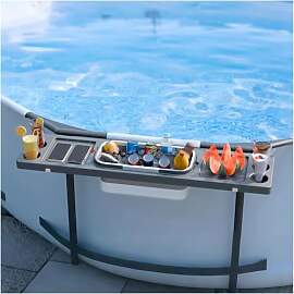 ECOPOOLTECH 3 in 1 Poolbar, Pooltisch mit