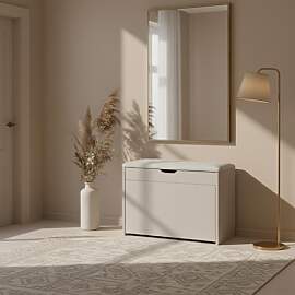 EDAXO BOXIMO MDF Schuhschrank mit Sitzbank und