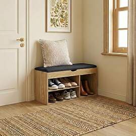 EDAXO BOXIMO TRIA Schuhschrank mit Sitzbank, MDF