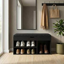 EDAXO BOXIMO TRIA Schuhschrank mit Sitzbank, MDF