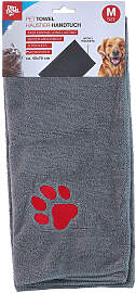 Edco - Haustier-Handtuch in Grau - (L)70 x (B)45 cm