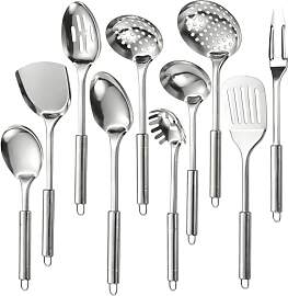 Edelstahl Kochutensilien Set 10-teiliges