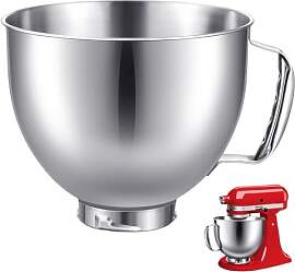 Edelstahl Schüssel für Kitchenaid Standmixer,