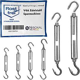 Edelstahl Spannschloss Haken-Haken – 5 mm – 5