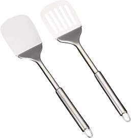 Edelstahl Spatel Set Wok Pfannenwender Edelstahl - 