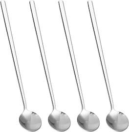 Edelstahl Teelöffel Set, 4 Stück 17 cm Latte