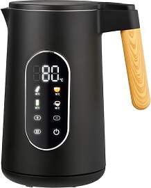 Edelstahl Wasserkocher mit Temperatureinstellung:
