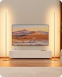 EDISHINE 2 Stück Stehlampe Wohnzimmer, LED