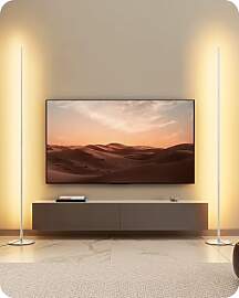 EDISHINE 2 Stück Stehlampe Wohnzimmer, LED