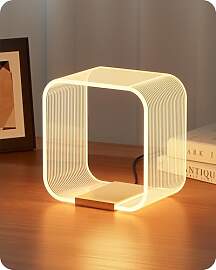 EDISHINE LED Nachttischlampe Dimmbar, Moderne