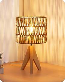 EDISHINE Nachttischlampe, LED Tischlampe mit