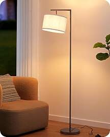 EDISHINE Stehlampe Wohnzimmer 160cm, Bogenlampe