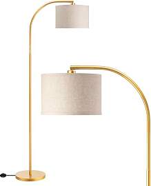 EDISHINE Stehlampe Wohnzimmer, 161cm Bogenlampe