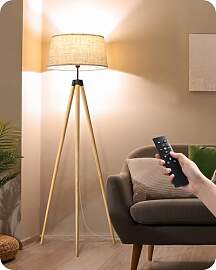 EDISHINE Stehlampe Wohnzimmer Dimmbar, Stehleuchte 