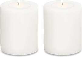 EDZARD 2er Set Teelichthalter Dauerkerze Cornelius 