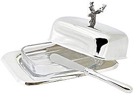 EDZARD Butterdose Hirsch, 13 x 18 cm, Höhe 8 cm,
