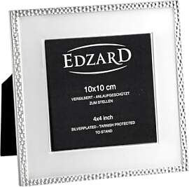 EDZARD Fotorahmen Avellino für Foto 10 x 10 cm,