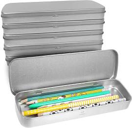 EeYahYong 6er Set Stifte Box Metallbox Stiftebox
