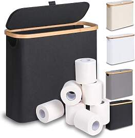 efluky 28L Toilettenpapier Aufbewahrung Korb mit