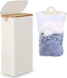 efluky Wäschekorb Schmal 63L, Schlanker