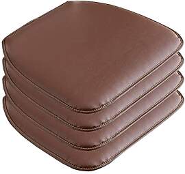EGGPOD Leder-Stuhlkissen für Esszimmerstühle [43 