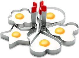 Egg Ring Formen für das Kochen 5 Stück Griddle