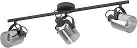 EGLO Deckenlampe Berregas, Spotbalken 3-flammig,