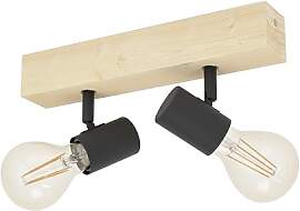 EGLO Deckenlampe Townshend 3, 2 flammiger Vintage