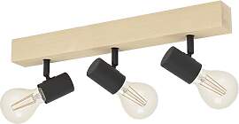 EGLO Deckenlampe Townshend 3, 3 flammiger Vintage