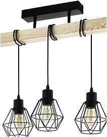 EGLO Deckenlampe Townshend 5, 3 flammige Vintage